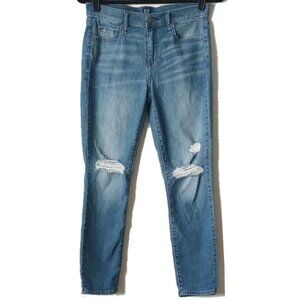 Gap Light Weight True Skinny Jeans 27 Medium Indigo